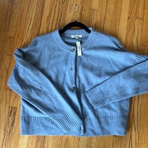 Madewell blue cardigan size small